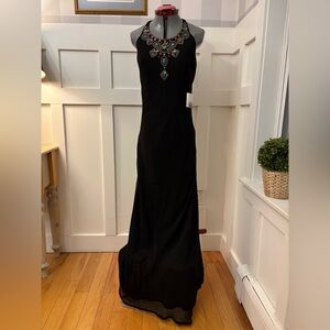 ASOS Black Dress with Jewel Embellishments Size 4
